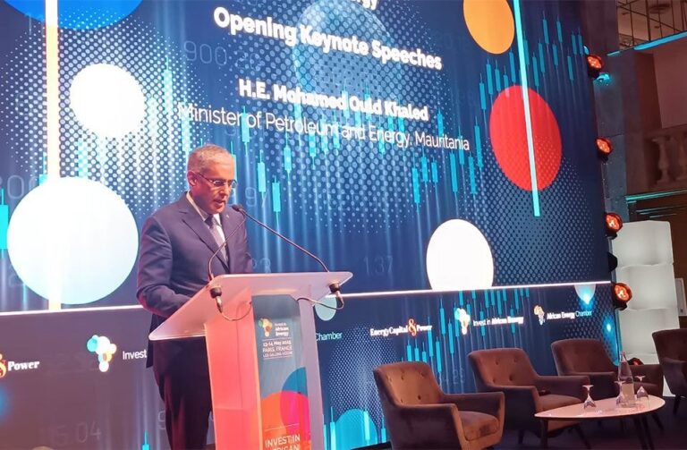 وزير الطاقة والنفط يتسعرض بباريس مقدرات موريتانيا الطاقوية